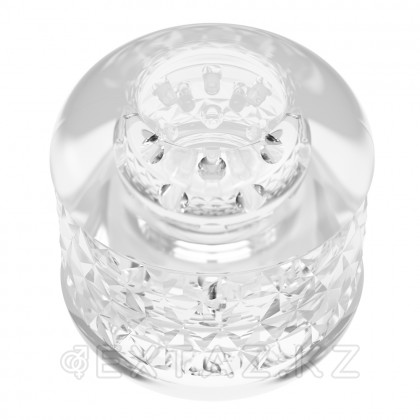 Мастурбатор с текстурированным каналом Crystle прозрачный от sex shop Extaz фото 6