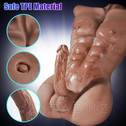 Сексуальный мужской торс с пенисом Jeff  (9 кг.) от sex shop Extaz фото 3