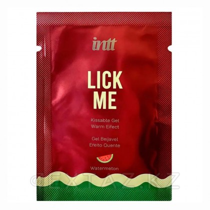 Гель со вкусом арбуза LICK ME с согревающим эффектом от INTT 2 мл (саше) от sex shop Extaz