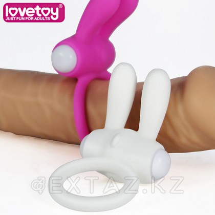 Эрекционное виброкольцо Power Rabbit clit cockring (белый) от sex shop Extaz фото 4