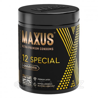 Презервативы точечно-ребристые MAXUS Special X-Edition 12 шт. от sex shop Extaz