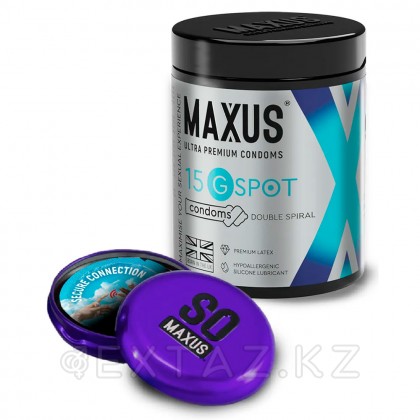 Презервативы гладкие, двойная спираль MAXUS G Spot 15 шт от sex shop Extaz фото 2