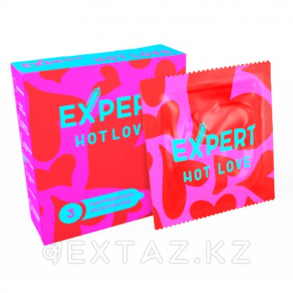 Презервативы EXPERT Hot Love, с разогревающим эффектом, 3 шт от sex shop Extaz фото 3
