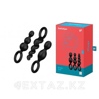 Набор анальных игрушек Satisfyer Booty Call black (набор 3 шт) от sex shop Extaz фото 6