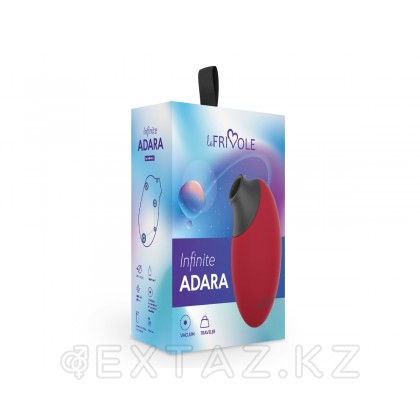 Бесконтактный вакуумный стимулятор клитора Adara, цвет бордовый (INFINITE) (One Size) от sex shop Extaz фото 5