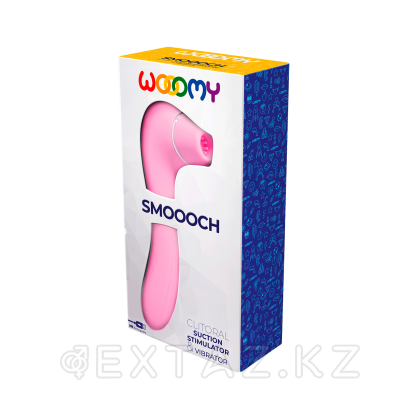 Клиторальный стимулятор Smoooch розовый от WOOOMY от sex shop Extaz фото 5
