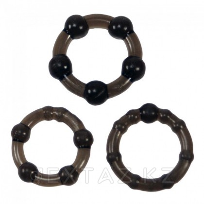 Набор эрекционных колец Easy Squeeze Cock Ring Set Linx от sex shop Extaz