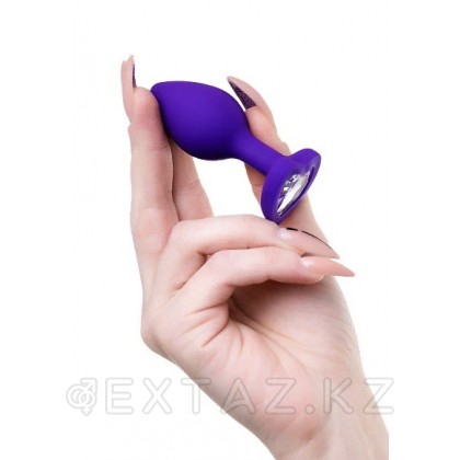 Анальная втулка ToDo by Toyfa Diamond Heart фиолетовая от sex shop Extaz фото 5