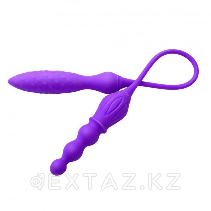 Двойной вибратор Adrien Lastic 2X с пультом ДУ от sex shop Extaz фото 4