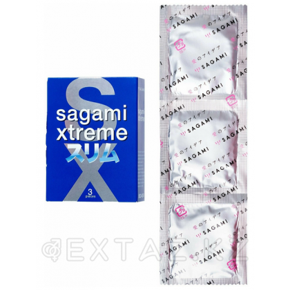 Презервативы Sagami extreme feel fit 3 шт. (супер облегающие) от sex shop Extaz фото 4
