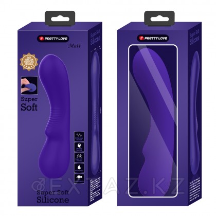 Вибратор Matt Super Soft (19 см) синий от sex shop Extaz фото 13