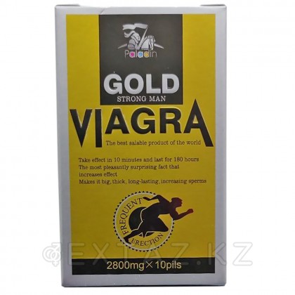 Возбуждающее средство для мужчин Viagra Gold Strong Man, 10 табл. от sex shop Extaz