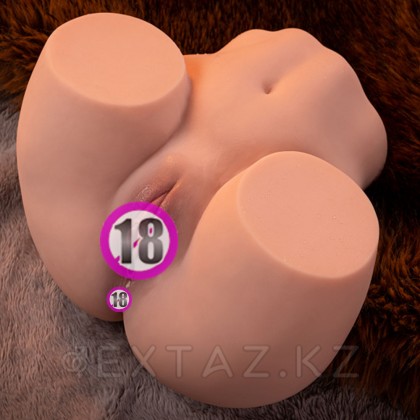 Реалистичный двойной мастурбатор с функцией фрикции Dalke от sex shop Extaz фото 4