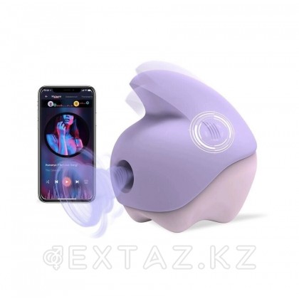 Вакуумный клиторальный стимулятор с вибрацией Unicorn от Magic Motion фиолетовый от sex shop Extaz