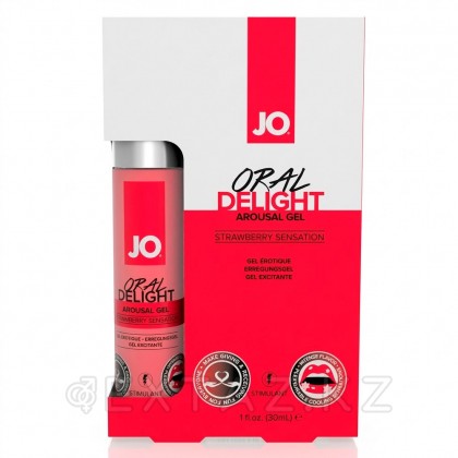 Стимулирующий гель для оральных ласк с десенсибилизацией Oral Delight Strawberry Sensation - 30 мл от sex shop Extaz фото 2