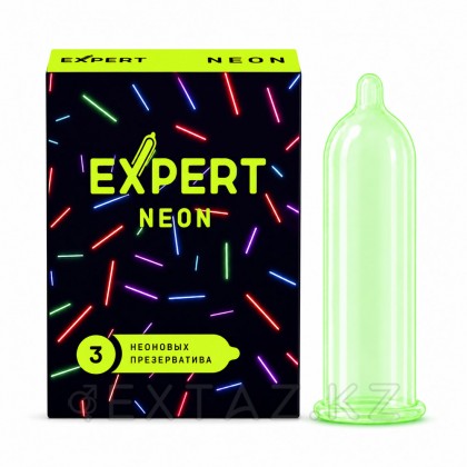 Презервативы EXPERT Neon  3 шт. (светящиеся) от sex shop Extaz