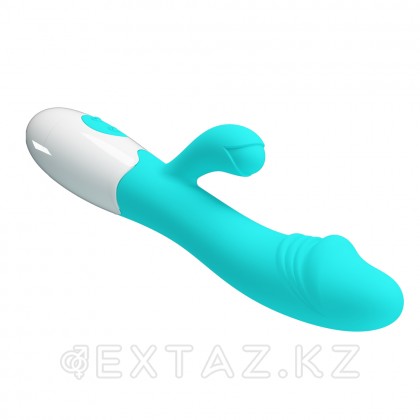 Бирюзовый вибратор-кролик Snappy (19) от sex shop Extaz фото 5