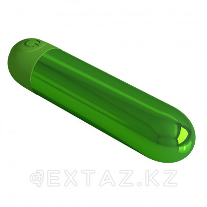 Перезаряжаемая вибропуля «Pretty Love Kiwi» зелёная от sex shop Extaz фото 4