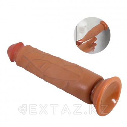 Реалистичный фаллоимитатор Alcmene, 25 см, коричневый от sex shop Extaz фото 3