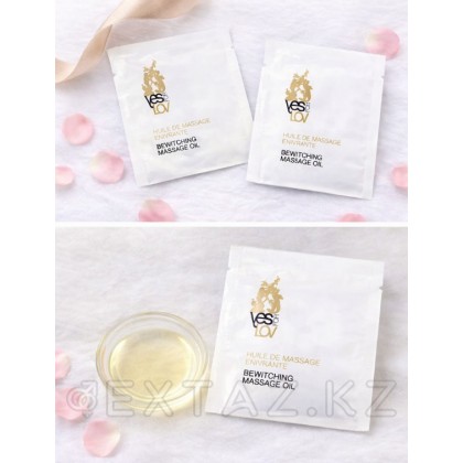 Массажное масло YESforLOV с чарующим ароматом (пробник) от sex shop Extaz фото 2