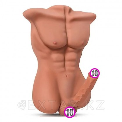 Спортивное мужское тело с фаллоимитатором (8,5 кг.) от sex shop Extaz
