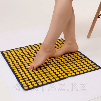 Ипликатор-коврик, тёмно-синий/жёлтый, 56 × 62 см от sex shop Extaz фото 2