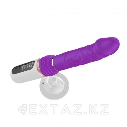 Телескопический вибратор с дисплеем на подставке от sex shop Extaz фото 5
