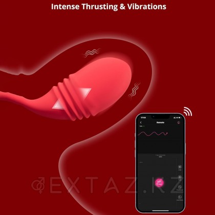 Фрикционное виброяйцо Vulse Lovense с управлением через приложение, работающее в режиме Handfree от sex shop Extaz фото 10
