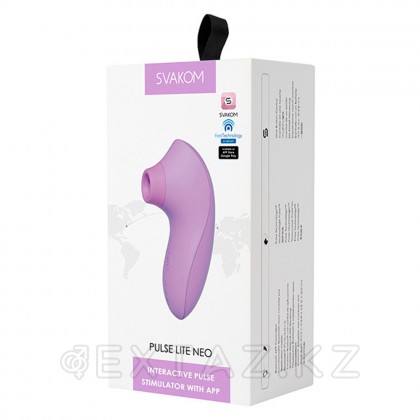Интерактивный клиторальный стимулятор Pulse Lite Neo лавандовый от SVAKOM от sex shop Extaz фото 10