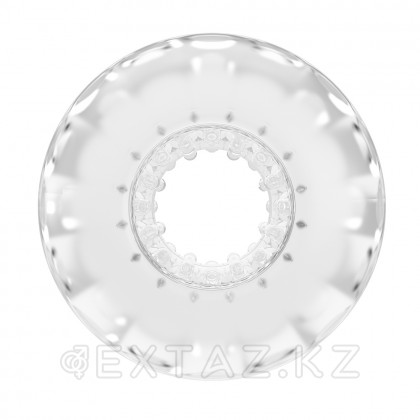 Мастурбатор с текстурированным каналом Cole прозрачный от sex shop Extaz фото 4