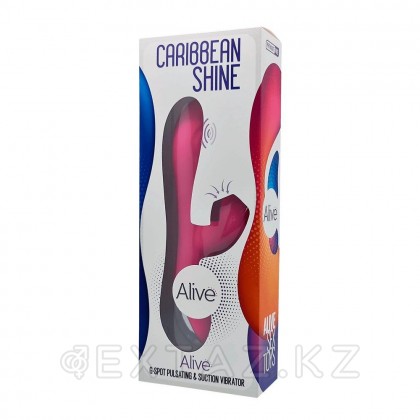 Вибратор с пульсацией и клиторальной стимуляцией Alive Caribbean Shine от sex shop Extaz фото 6