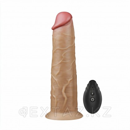 Перезаряжаемый ротатор-реалистик с пультом ДУ (20,5 см) от sex shop Extaz