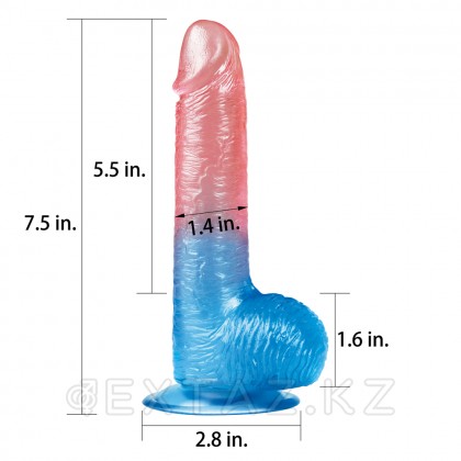 Фаллоимитатор мягкий Dazzle Studs (19 см) от sex shop Extaz фото 10