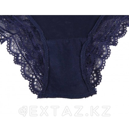 Трусики бразилиана Floral Lace синие (размер XS-S) от sex shop Extaz фото 2