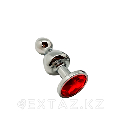 Анальный плаг Lollypop с красным кристаллом от WOOOMY (S: 8,5*2,8 СМ.) от sex shop Extaz фото 5