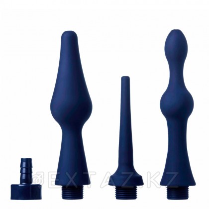 Комплект универсальных насадок для анального душа CleanStream Universal 3 Piece Silicone Enema Attachment Set, 3 шт от sex shop Extaz