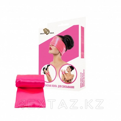 Атласная лента для связывания розовая от sex shop Extaz