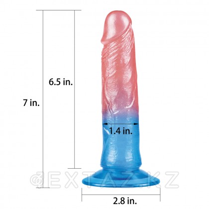 Фаллоимитатор Dazzle Studs (17,5 см) от sex shop Extaz фото 10