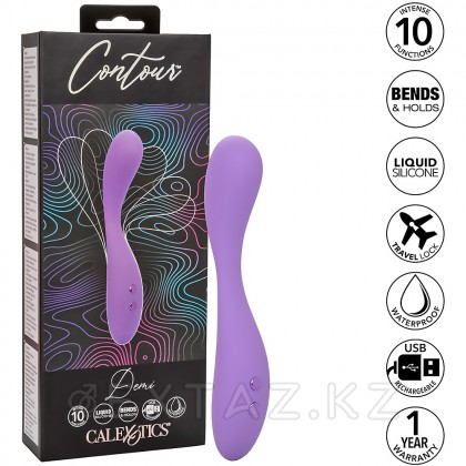 Вибростимулятор клитора ультрагибкий CalExotics Contour Деми, 13.25 x 2.5 см от sex shop Extaz фото 8