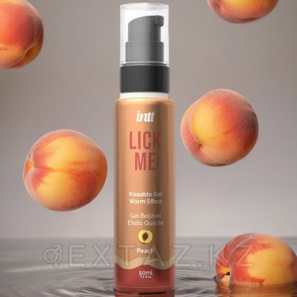 Гель со вкусом персика LICK ME с согревающим эффектом от INTT 50 мл от sex shop Extaz фото 2