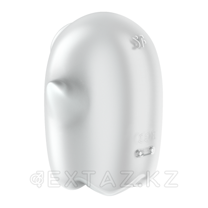 Мини-вибратор с воздушной стимуляцией Satisfyer Glowing Ghost серый (светится в темноте) от sex shop Extaz фото 4