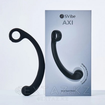 Стимулятор точки G SVibe Snail AXI с вибрацией и имитацией движений темно-серый от sex shop Extaz фото 8