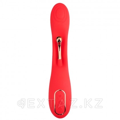 Вибратор сгибаемый с двойной стимуляцией, красный от sex shop Extaz фото 2
