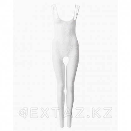 Боди-комбинезон белый с имитацией подвязок (Impulse) (S-L) от sex shop Extaz фото 6