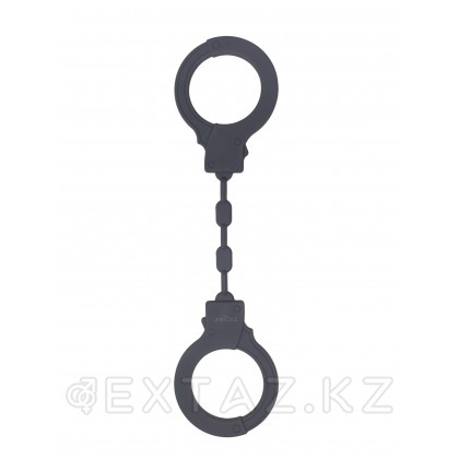 Наручники силиконовые графитовые, Be Mine, One Size от sex shop Extaz фото 2