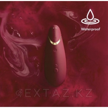 Бесконтактный клиторальный стимулятор Womanizer Premium 2 бордовый от sex shop Extaz фото 6
