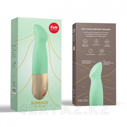 Пульсатор-вибратор SUNDAZE от Fun Factory (фисташковый) от sex shop Extaz фото 2