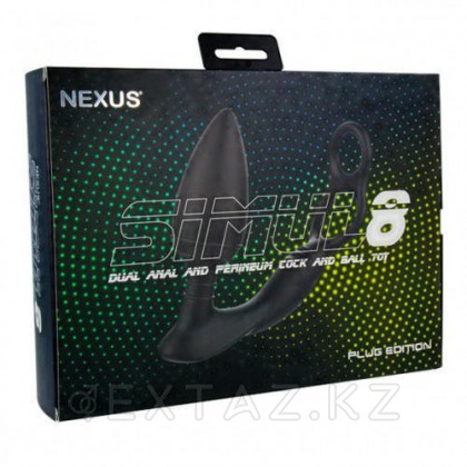 NEXUS Массажер простаты с кольцами для пениса и мошонки SIMUL8 Plug Edition от sex shop Extaz фото 6