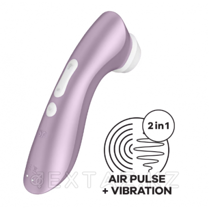 Вакуумно-волновой стимулятор Satisfyer Pro2 + Vibration лиловый от sex shop Extaz фото 6