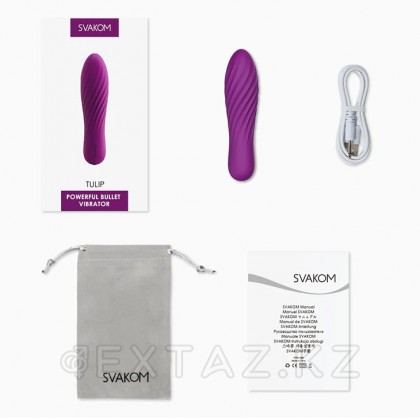 Вибропуля Tulip фиолетовая от SVAKOM от sex shop Extaz фото 4